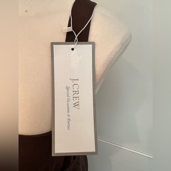 Jcrew brown silk formal dress - Picture 2 of 6